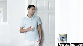 Sisters agree to be step brother's screwed sex toys
