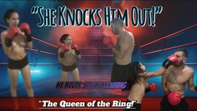 “Beauty with the Gloves – She Dominates the Fight” NEW