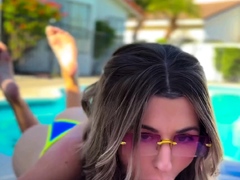 Poppyandzach The Pool boy Caught me Masturbating