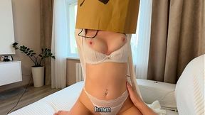 Ghost Girl Helps Knock Down A Huge Boner On Halloween - Russian Amateur With Conversations And English Subtitles