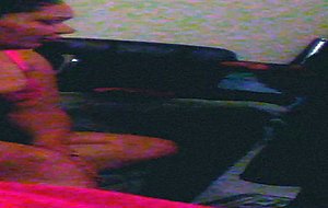 Giving my neighbor a smoking bj