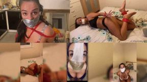 Tape bondage COMPILATION 5 CLIPS INCLUDED(1080p FHD) (WMV format) *DISCOUNTED*