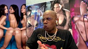 cock teasing horny teen girls shaking their tasty wet ass for you, ai generated