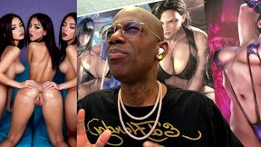 cock teasing horny teen girls shaking their tasty wet ass for you, ai generated