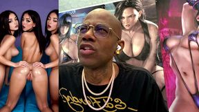 cock teasing horny teen girls shaking their tasty wet ass for you, ai generated