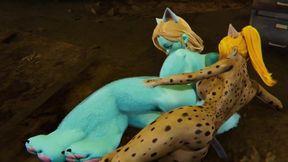 Furry Futa Fox X Cheetah raw yiff big boobs ass fuck