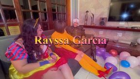 At a costume party the girls make out with each other in a very naughty way - Full