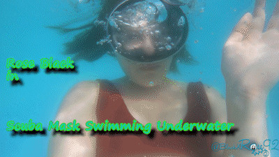 Scuba Mask Swimming Underwater