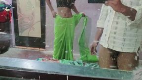 Bhabhi Ko Saree Pahenna Sikhaya or Chod Diya