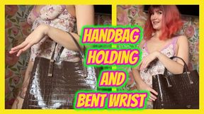Sissy Faggot Handbag Holding and Bent Wrist Training JOI