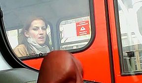 Some sick fuck masturbating in the bus