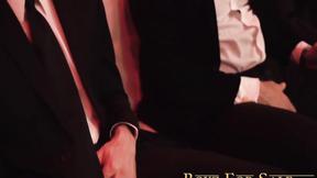 ”Hot Austin pounds his butt on the thick big dick with master Felix Kamp & Le”