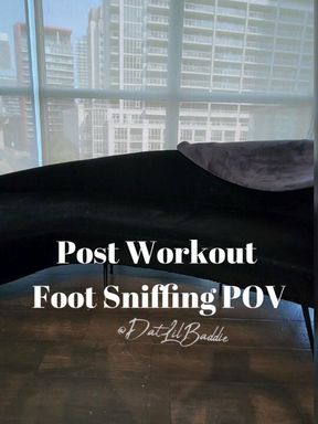 Post Workout Foot Sniffing POV