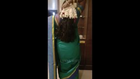 Wearing Saree to Fuck Office Friend - Bts