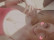 Dein Schwanz lugt zwischen meinen Beinen hervor💕