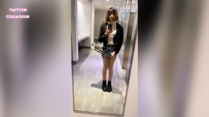 Crossdresser Exhibitionism Bathroom Masturbation xhLMGm