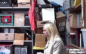 Naughty blonde thief used by a perverted LP officer