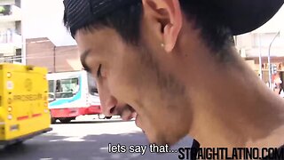 Latin wild pickup sex leads to facial