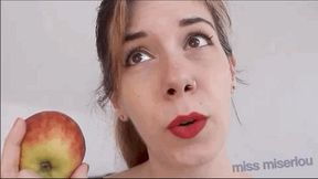 Teasing my Fruit Friends - ASMR, eating, humiliation (HD MP4)