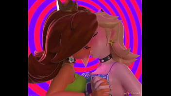 Daisy &amp_ Rosalina Kissing