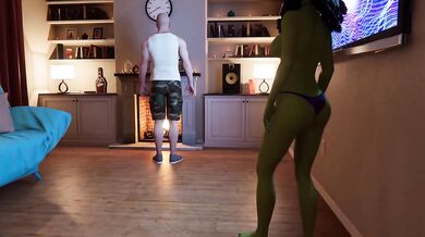 Ashley’s Cosplay Gets Destroyed in House Party Gangbang She Hulk Creampie orgy