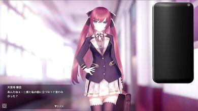 Big tits hentai game makes sweet rich cunt cream up