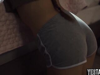 Excited aged priest anal bangs a small blameless teen to purify her