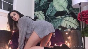 Anal training 1: fingering and butt plug