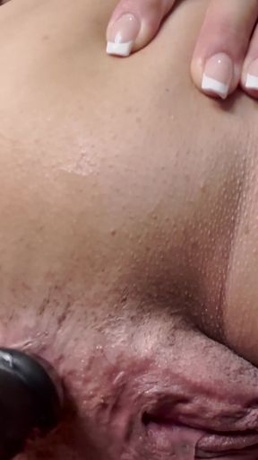 Anal Dildo Penetration and Mega Squirt After Home Workout