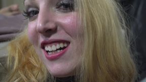 Student plays with cum after aroma