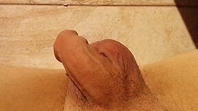 Edging my cock to get few drops of sweet cum, love it