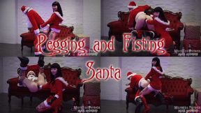 Pegging and Fisting Santa ft Mistress Patricia Maz Morbid - Merry Christmas