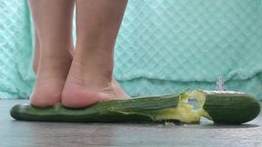 Cucumber Crush to satisfy your Foot Fetish