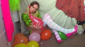 Mass BALLOON Poppin' In Heels! (mkv)