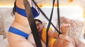 ”She Loves Fucking Girlfriends Muff With Toy”