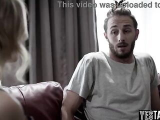 Big ass lonely MILF step aunt seduces and rides big schlong teen step nephew