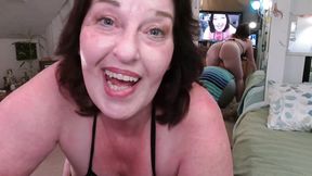 622 DawnSkye says Lick me from my belly button all the way around to middle of my back