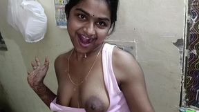 Bhabhi Alone Making Roti - Devar's Hard Dick Made Her Crazy and Suck It Clean