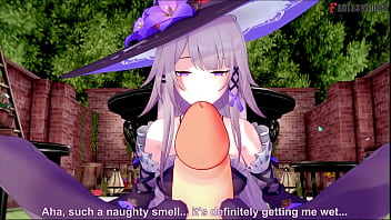 sexy witch Herta footjob and thig job | Honkai: Star Rail | 1 | Full &amp_ POV on Sheer &amp_ PTRN: Fantasyking3