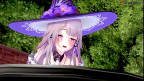 sexy witch Herta footjob and thig job | Honkai: Star Rail | 1 | Full &amp_ POV on Sheer &amp_ PTRN: Fantasyking3