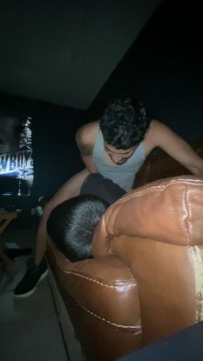 White Boy Takes a Pounding From Big Latin Dick