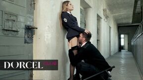 The jail guards keep busy at work