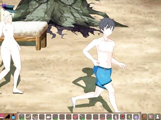Stranded in a AVID ISLAND, i now build my own harem of beauty where i can have sex anytime