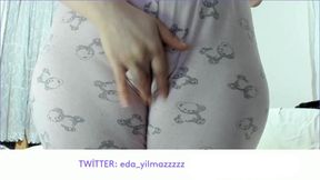Camel Toe- Masturbation in Pajamas- Turkish Porn- Turkish MILF