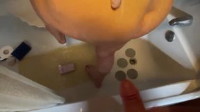 Stepaunt Ann JOI in the Shower Jacks Me off on Ass Best Mature Tits Legs