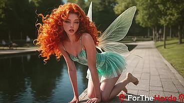 Everyone asks the fairy godmother for help, but Orc asks her sexy daughter [AI]
