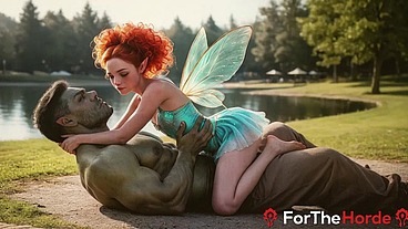 Everyone asks the fairy godmother for help, but Orc asks her sexy daughter [AI]