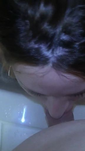 Powerful moment from &quot;German Big Boobs Step-Mom Manu Magnum give Boy a Blowjob in POV after caught in Bathroom&quot;