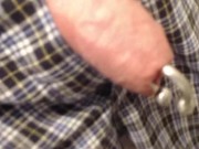 POV Morning Uncut & Pierced Piss!! ...Shakey shity shoot.. Sorry