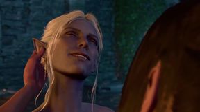 Baldurs Gate 3 (bg3) Shadowheart And Minthara Romance With Car Toon